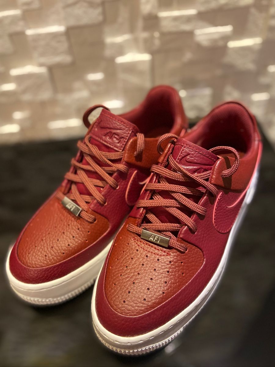 tenis nike air force 1 vermelho