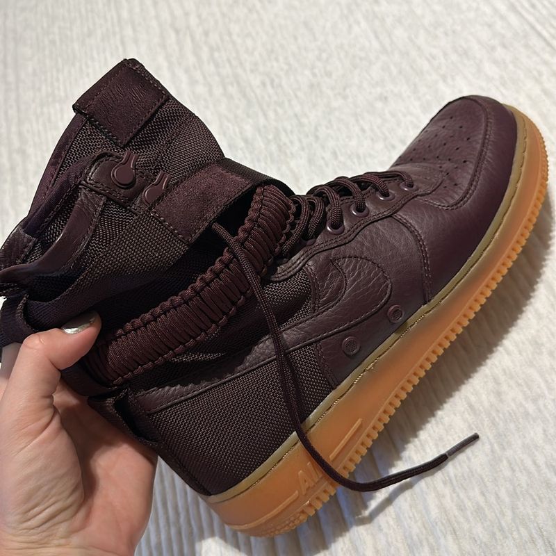 Nike sf air cheap force 1 deep burgundy