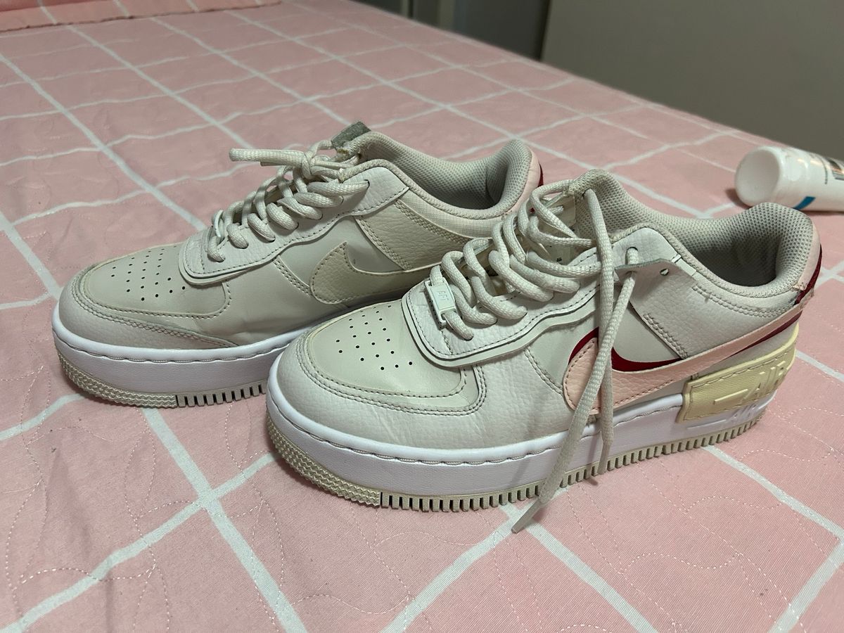 Nike Air Force 1 Shadow Off White And Pink Tamanho 37 Nike Usado 109163292 enjoei