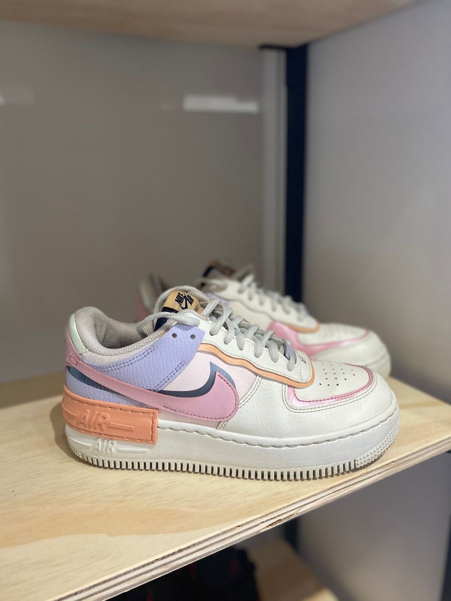 Nike Air Force Shadow Sail Pink Glaze Tênis Feminino Nike