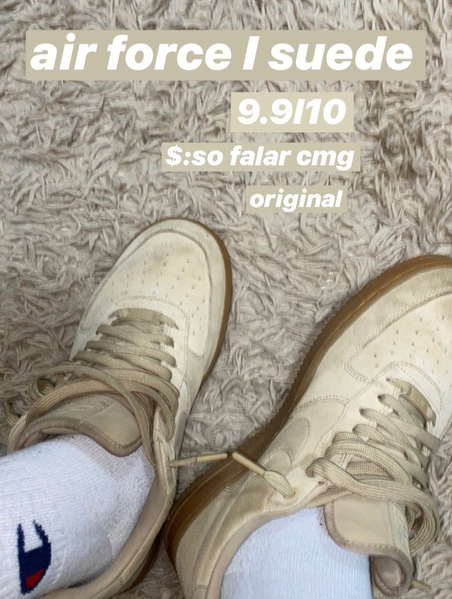 air force suede masculino