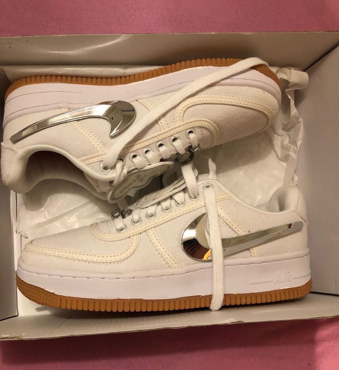 air force travis scott branco