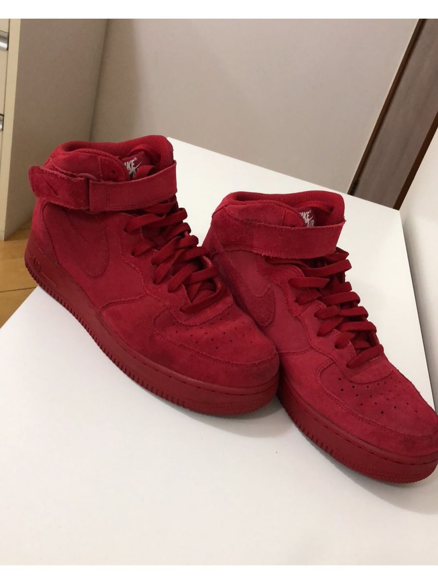 tenis nike air force 1 vermelho