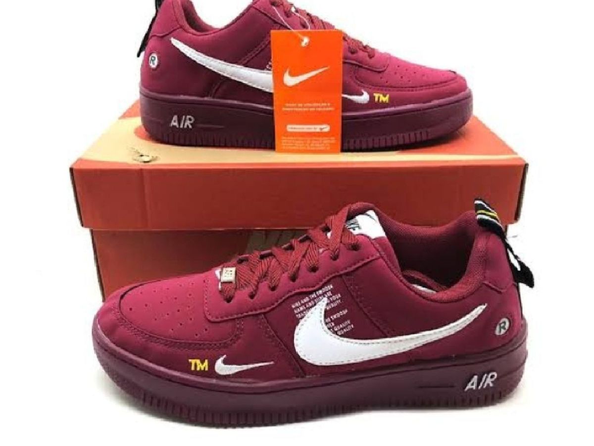 nike air force bordo