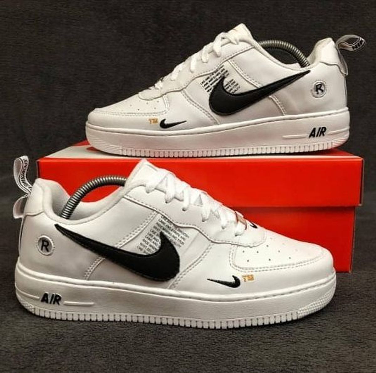 nike branco e preto feminino