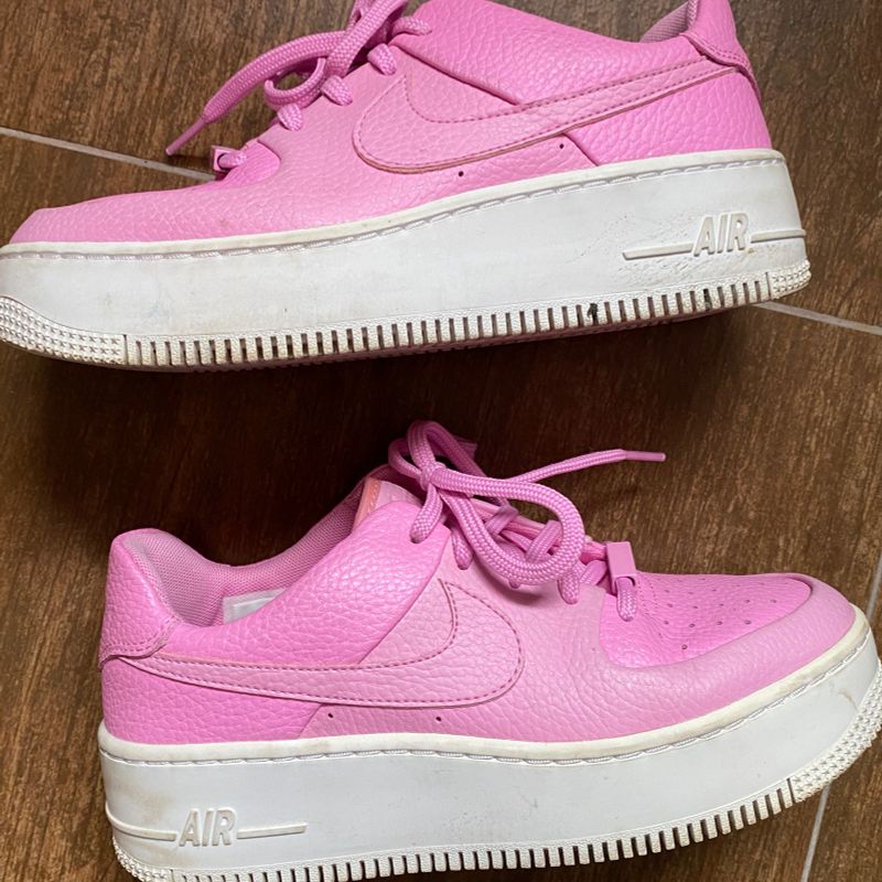 Nike air best sale force rosa feminino