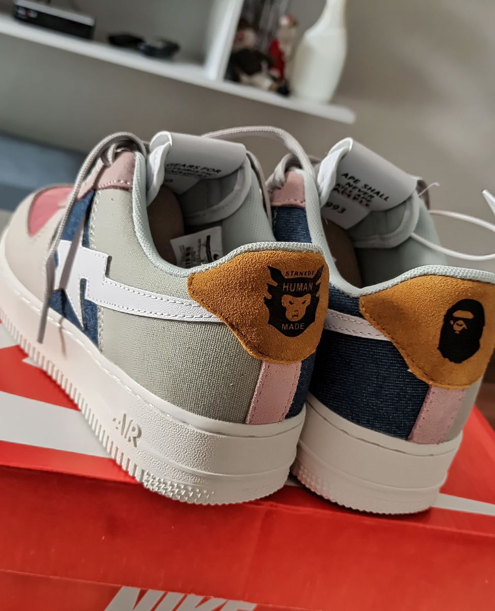 human made bape air force 1