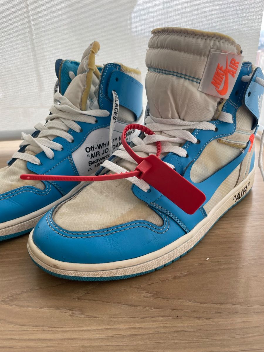 Nike off cheap white jordan unc