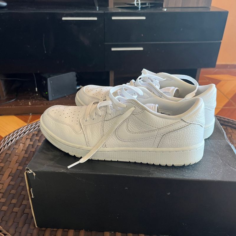 Nike air jordan 1 low 2024 triple white