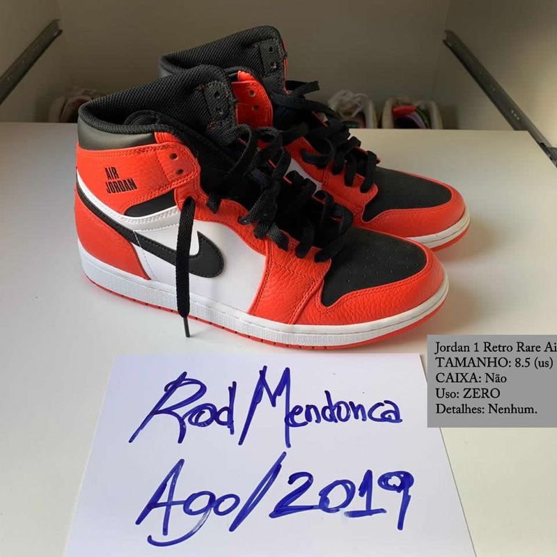 Air jordan 1 rare air hot sale max orange