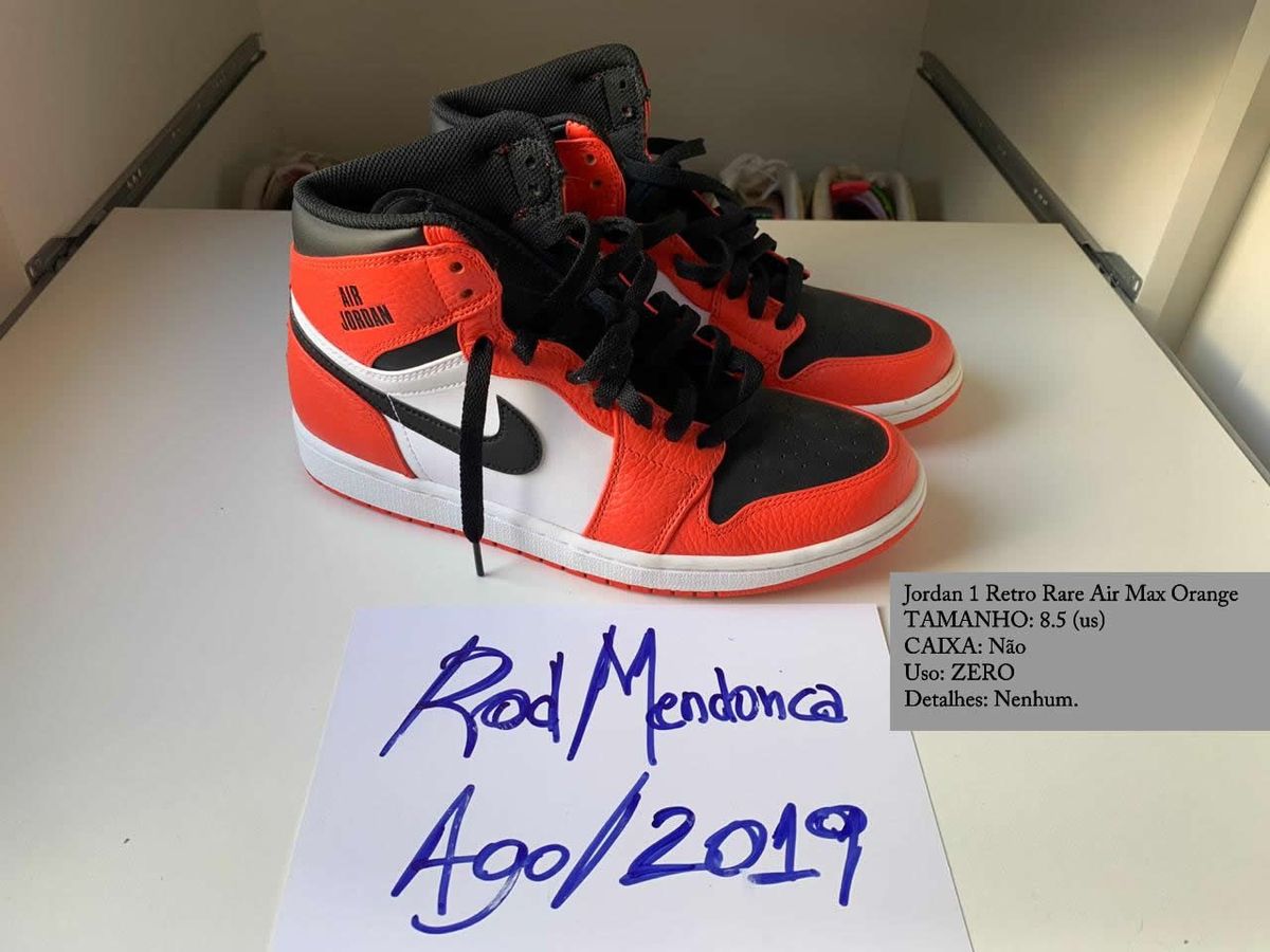 Jordan 1 retro rare air store max orange