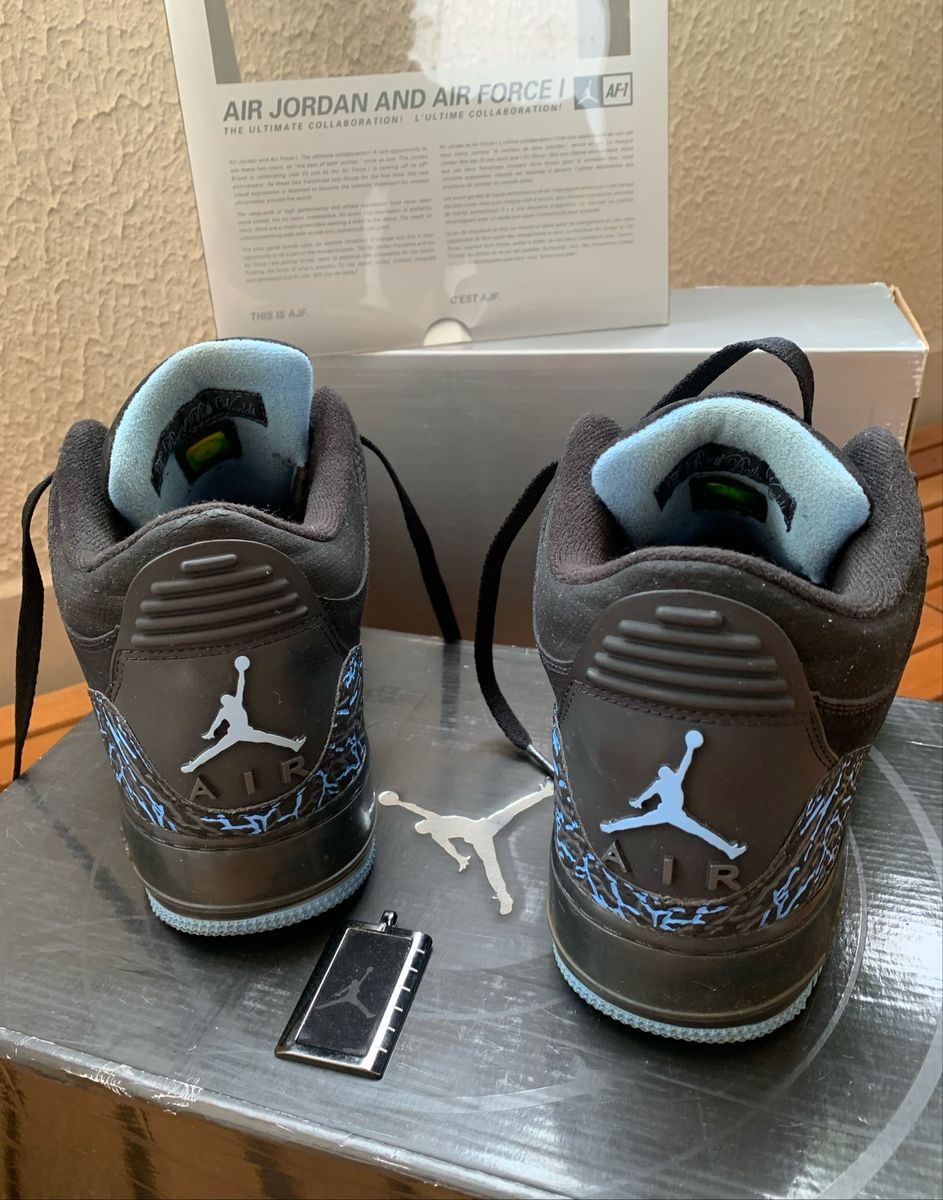 Nike Air Jordan 3 Ajf3 Raro | Tênis Masculino Nike Jordan Usado ...
