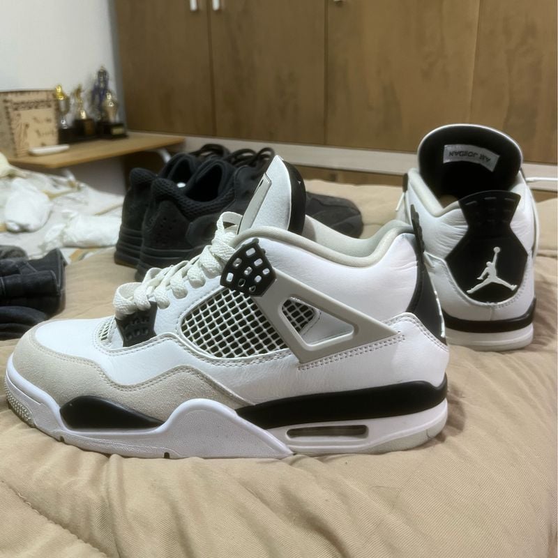 Nike Air Jordan 4 Military Black | Jordan Usado 106324087 | enjoei