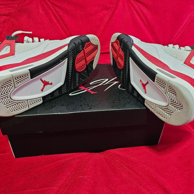 Nike Air Jordan 4 Red Cement | Nike Usado 111675590 | enjoei