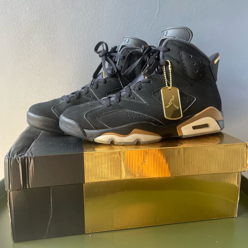 Nike Air Jordan 6 Retro Black Metal Gold | Nike Usado 101833826