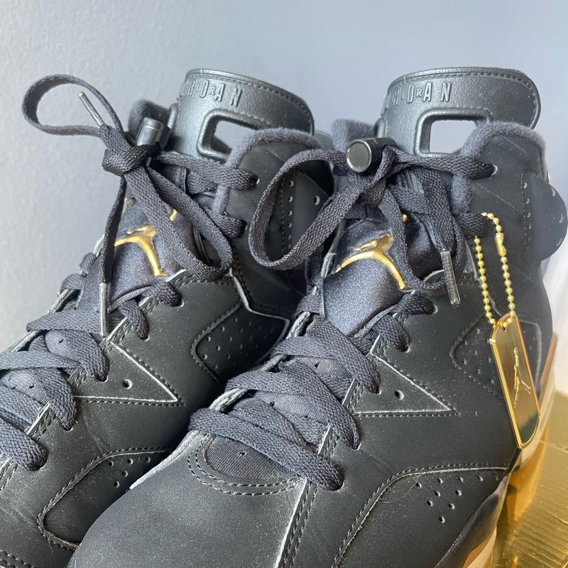 Nike Air Jordan 6 Retro Black Metal Gold | Nike Usado 101833826