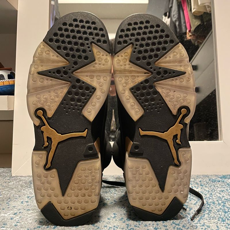 Nike Air Jordan 6 Retro Black Metal Gold | Nike Usado 101833826
