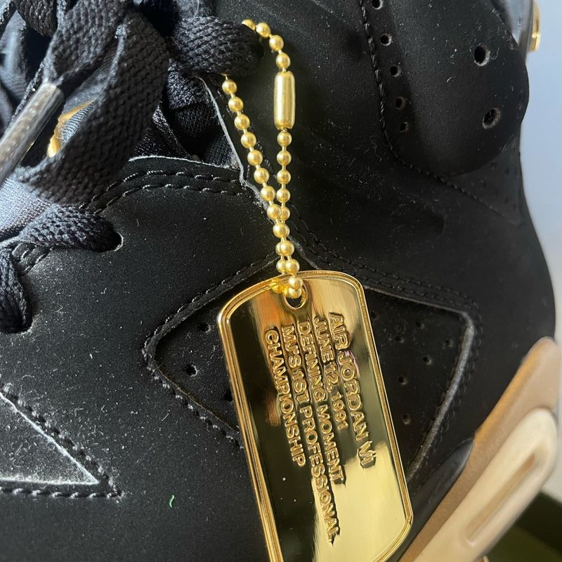 Nike Air Jordan 6 Retro Black Metal Gold | Nike Usado 101833826