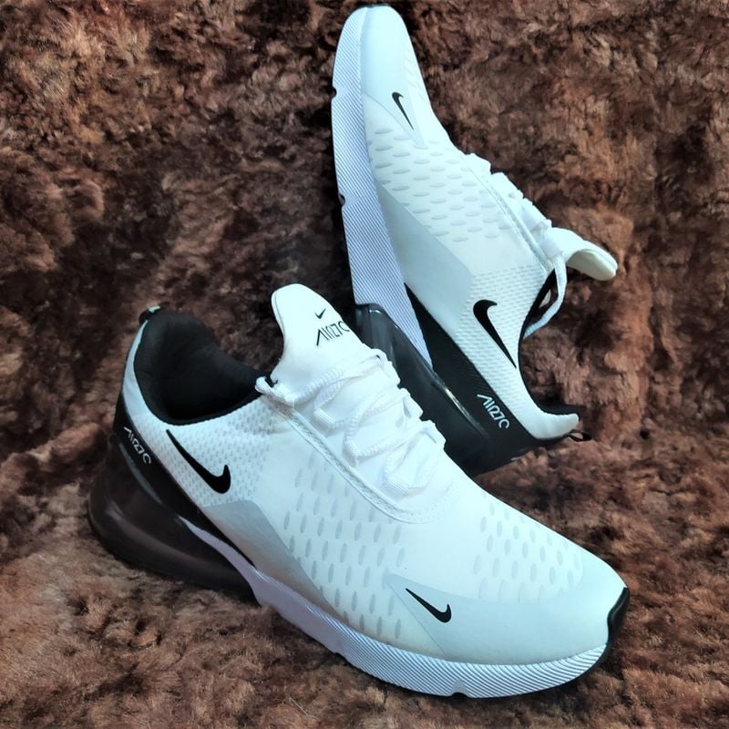 TÊNIS Nike Air Max 270 Branco com Preto e Verde