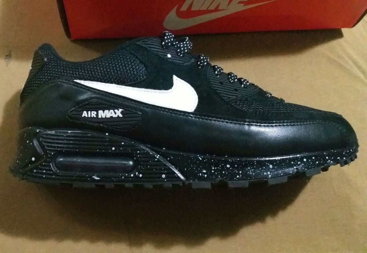 air max 90 brush preto