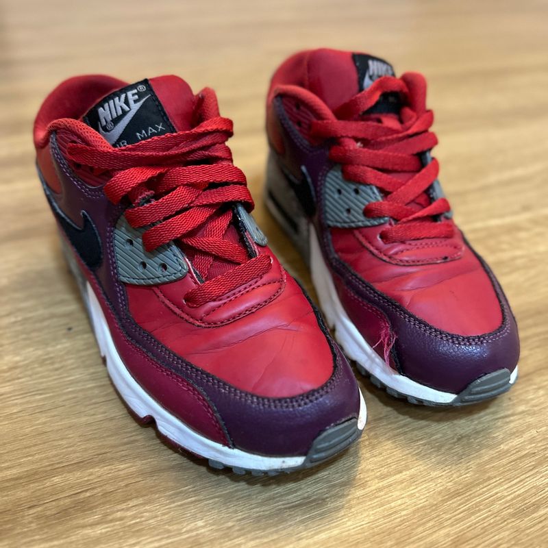 Nike Air Max 90 Bordô Nike Air Max Usado 101416074 enjoei