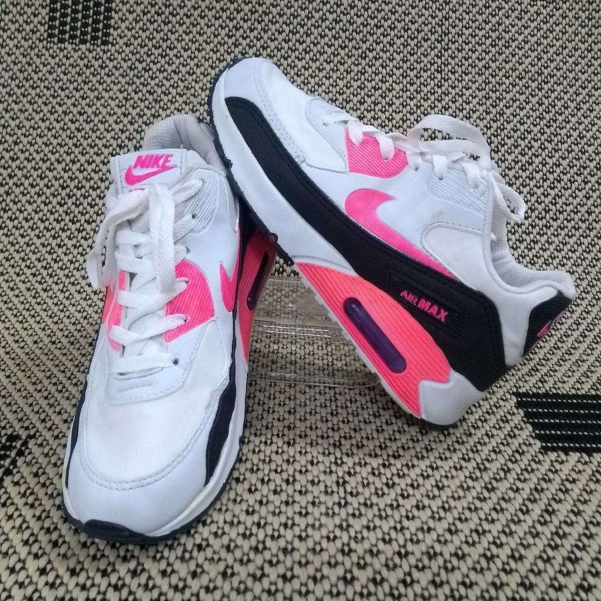 Air max 90 fashion pink and white