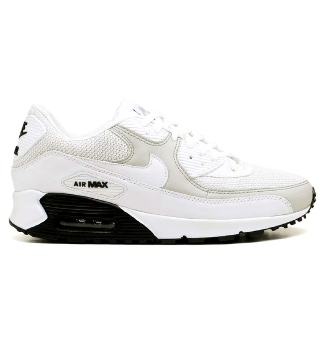 nike air max 90 branco e cinza