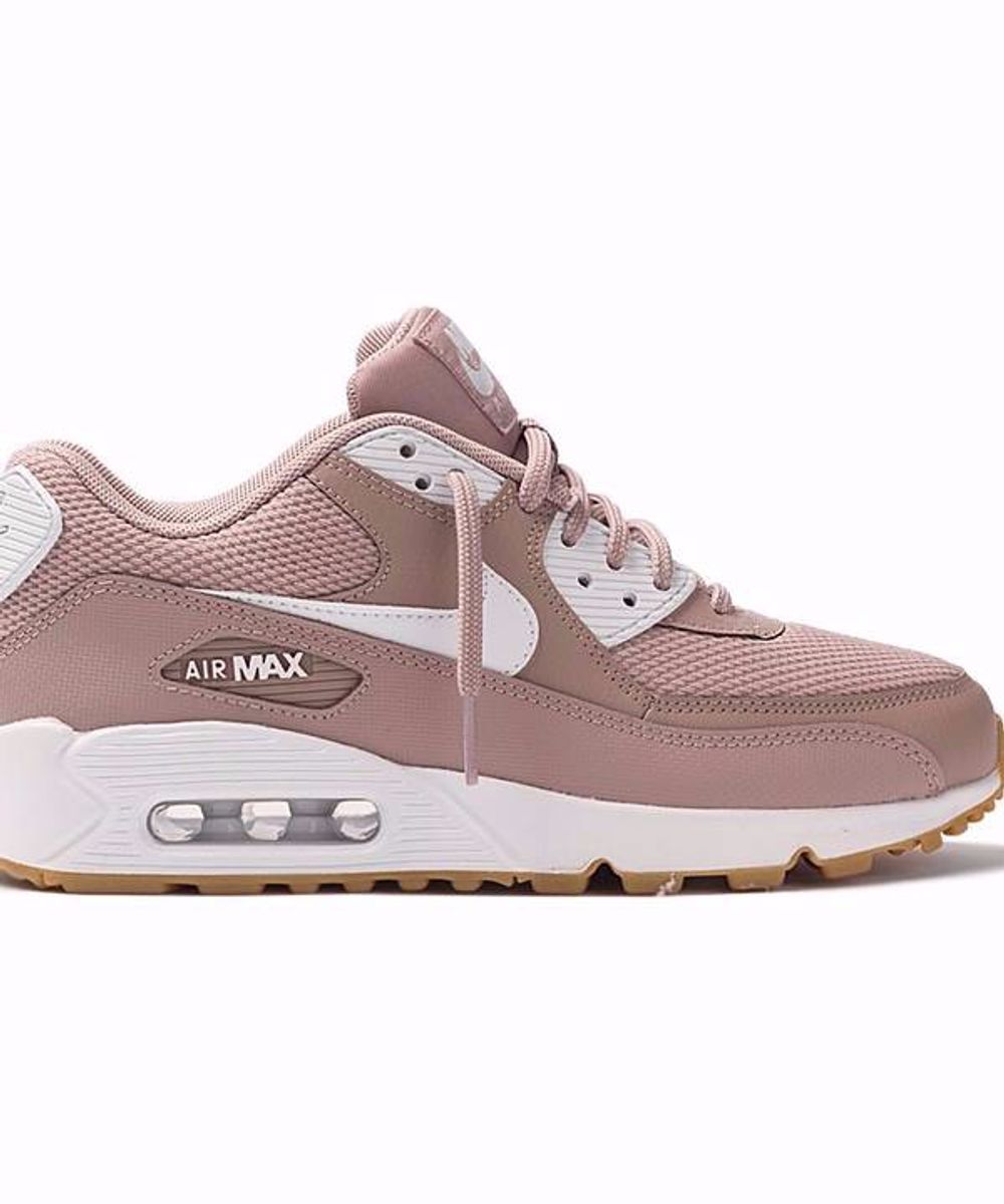 air max 90 rosa e branco