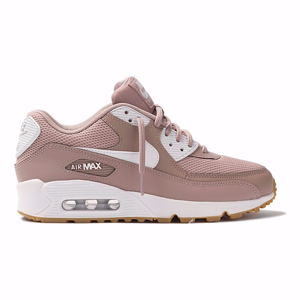 air max 90 rosa e branco