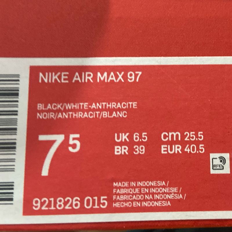 Air max hotsell 97 numero 39