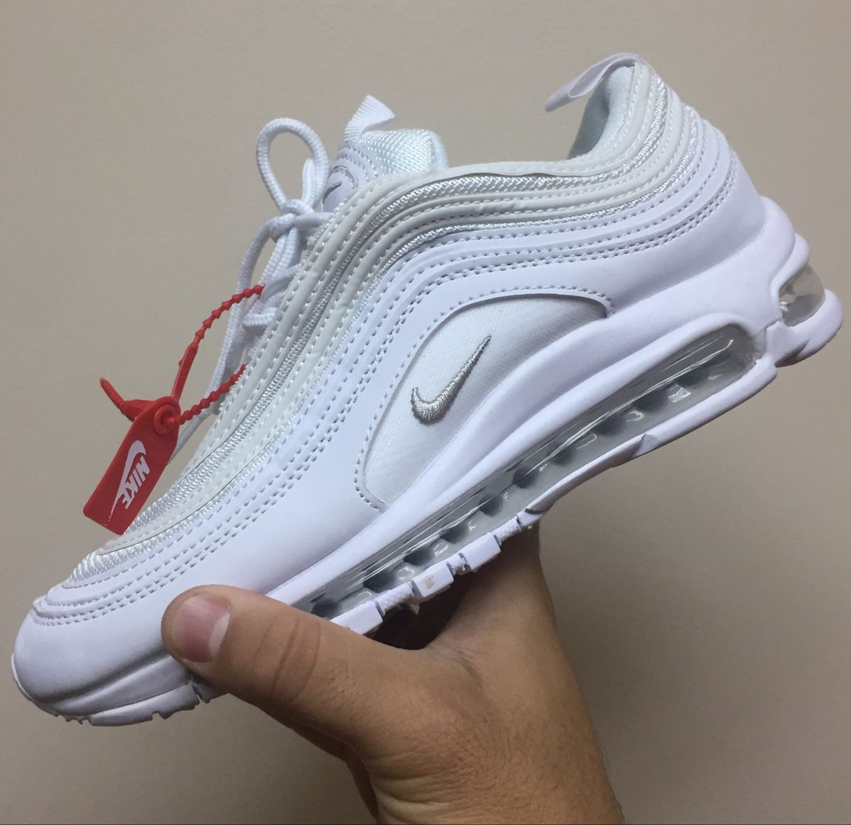 Nike Air Max 97 Branco Número 35 Original Novo Promoção Fotos Reais  Reflexivo | Tênis Feminino Nike Nunca Usado 35632728 | enjoei