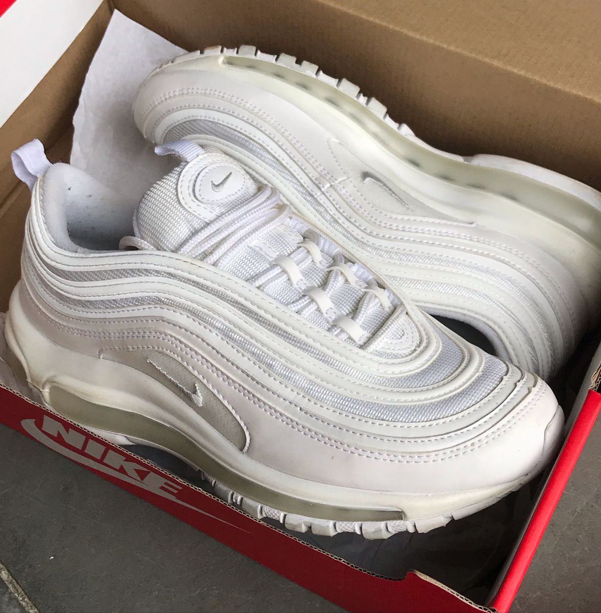 air max 97 branco refletivo