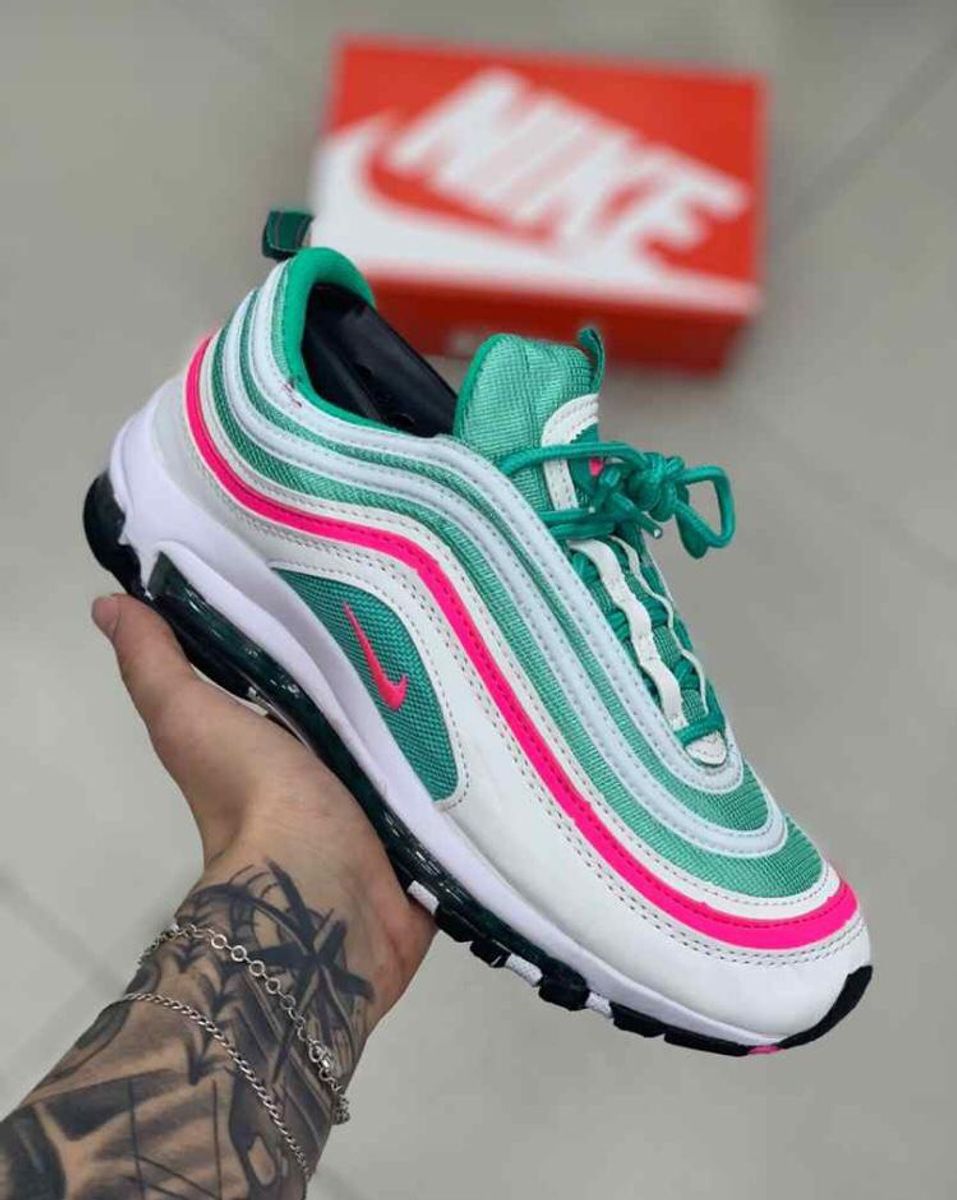 nike 97 branco e rosa