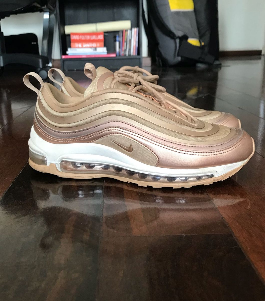 air max 97 branco e dourado