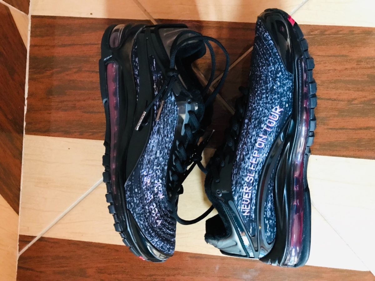 tênis nike air max deluxe masculino preto