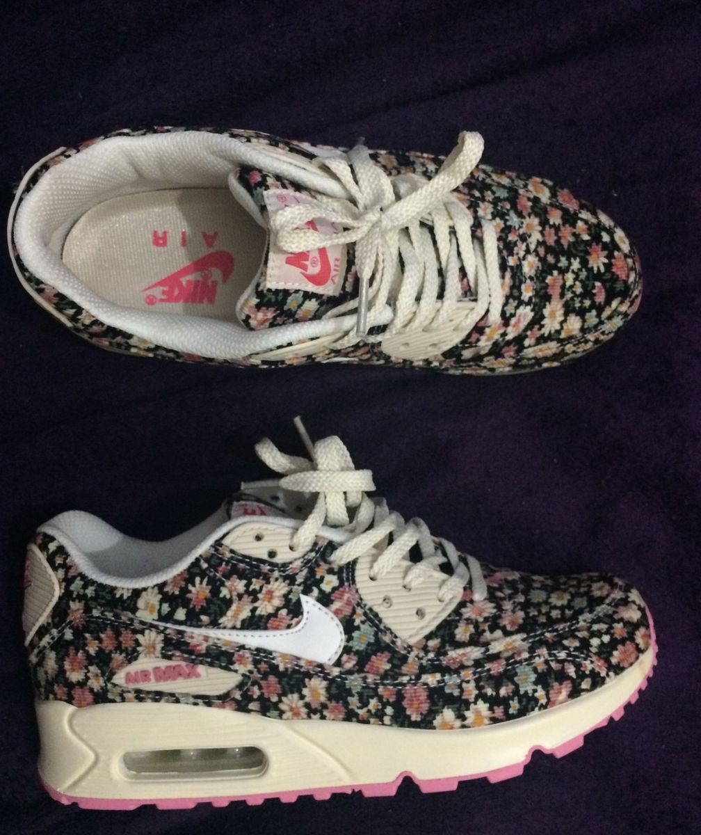 air max 90 florido feminino