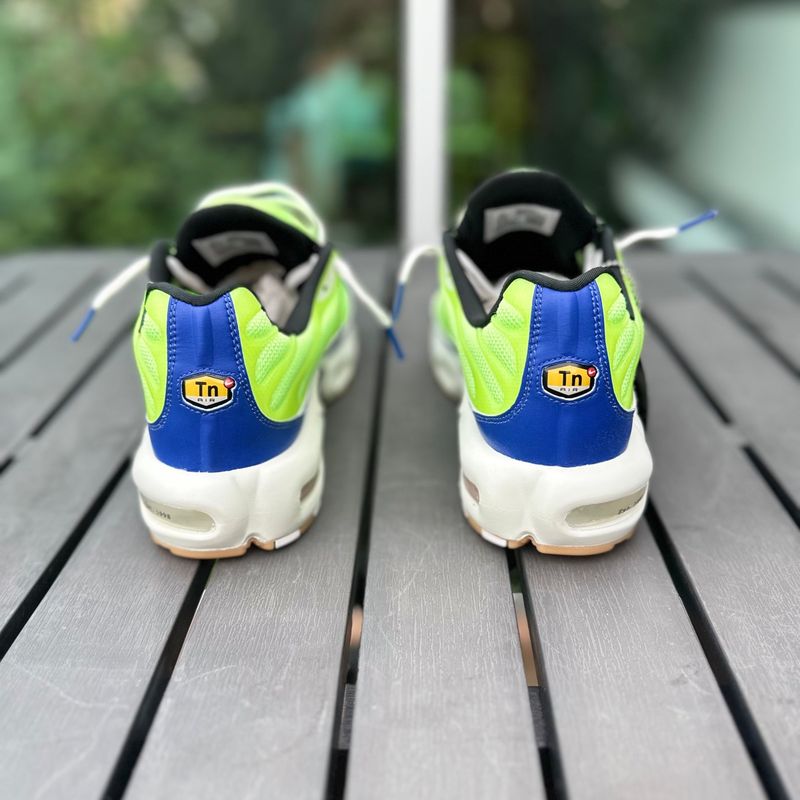 Blue yellow air max hot sale plus