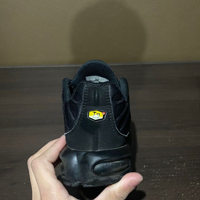Nike tn leather black cheap