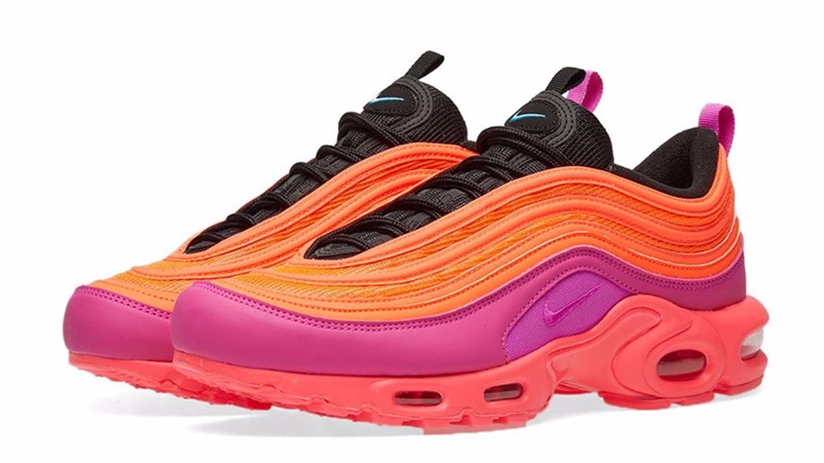 tenis nike rosa e laranja