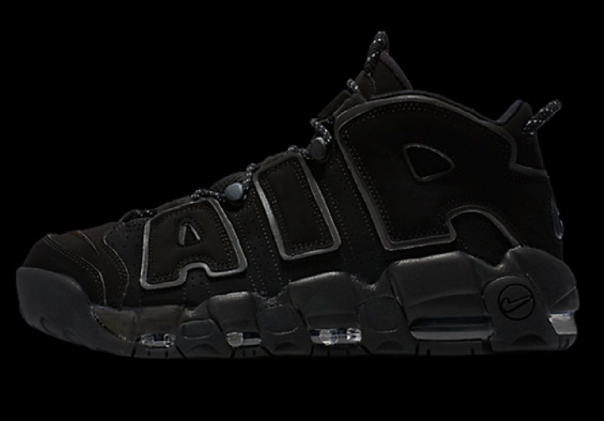 Nike Air More Uptempo Triple Black T nis Masculino Nike Usado 45983412 enjoei