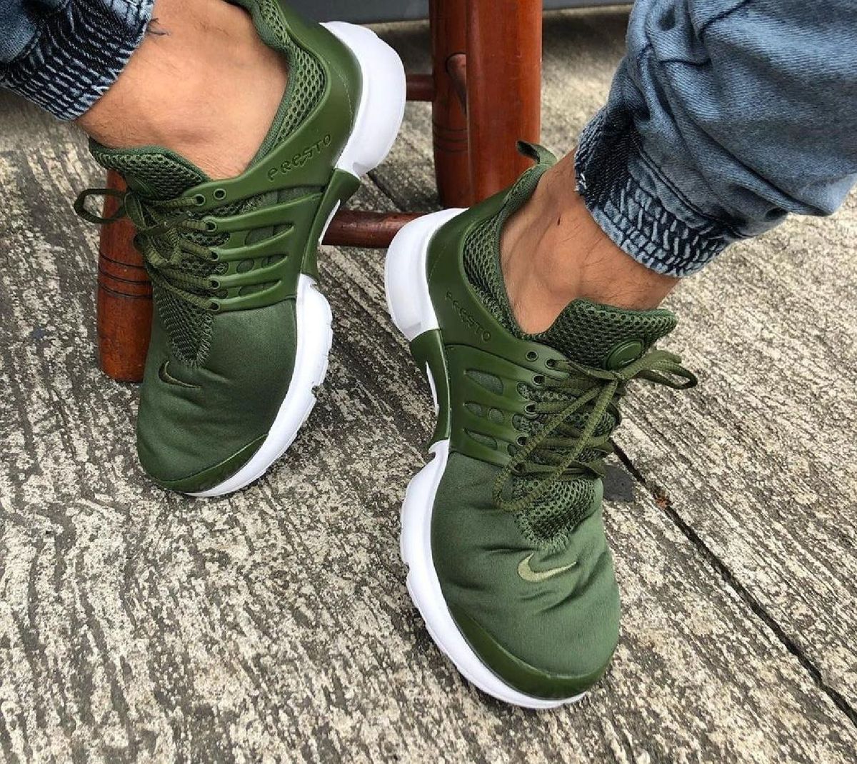 tenis nike presto verde