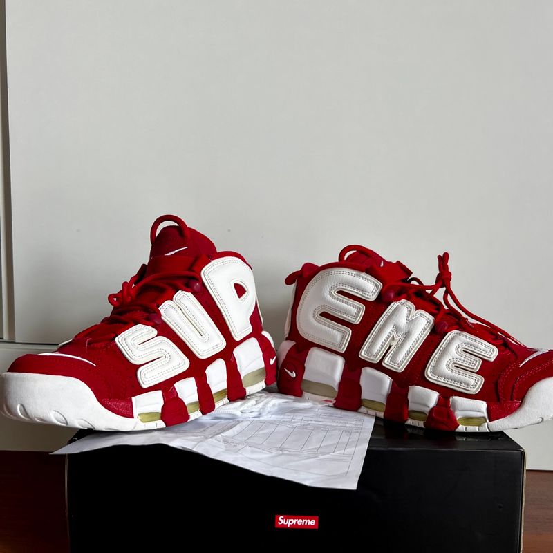 Tenis supreme hot sale vermelho