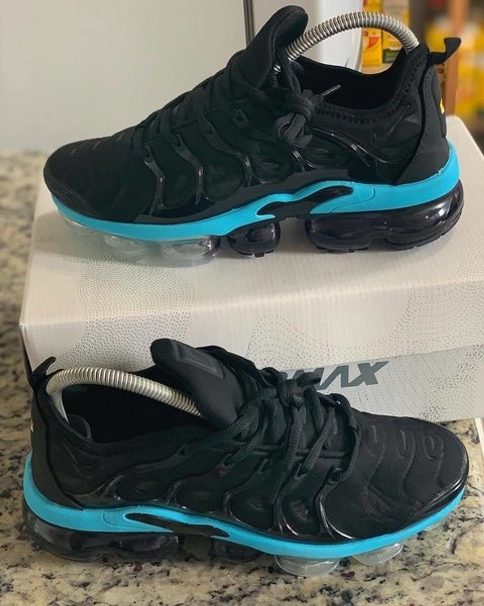 Vapor max azul e hot sale preto