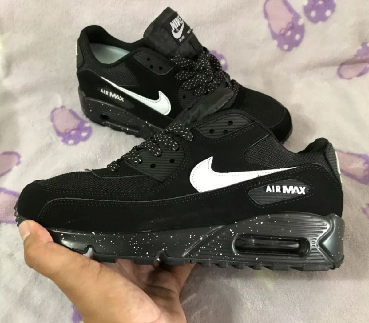 air max 90 brush preto