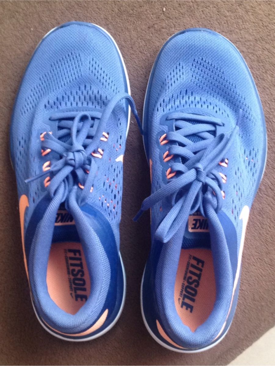 nike azul com laranja