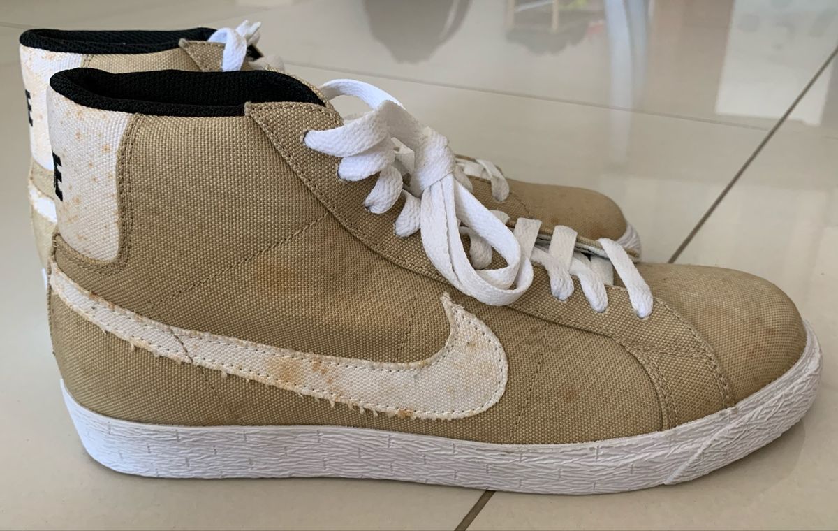 Nike sb cheap blazer high beige