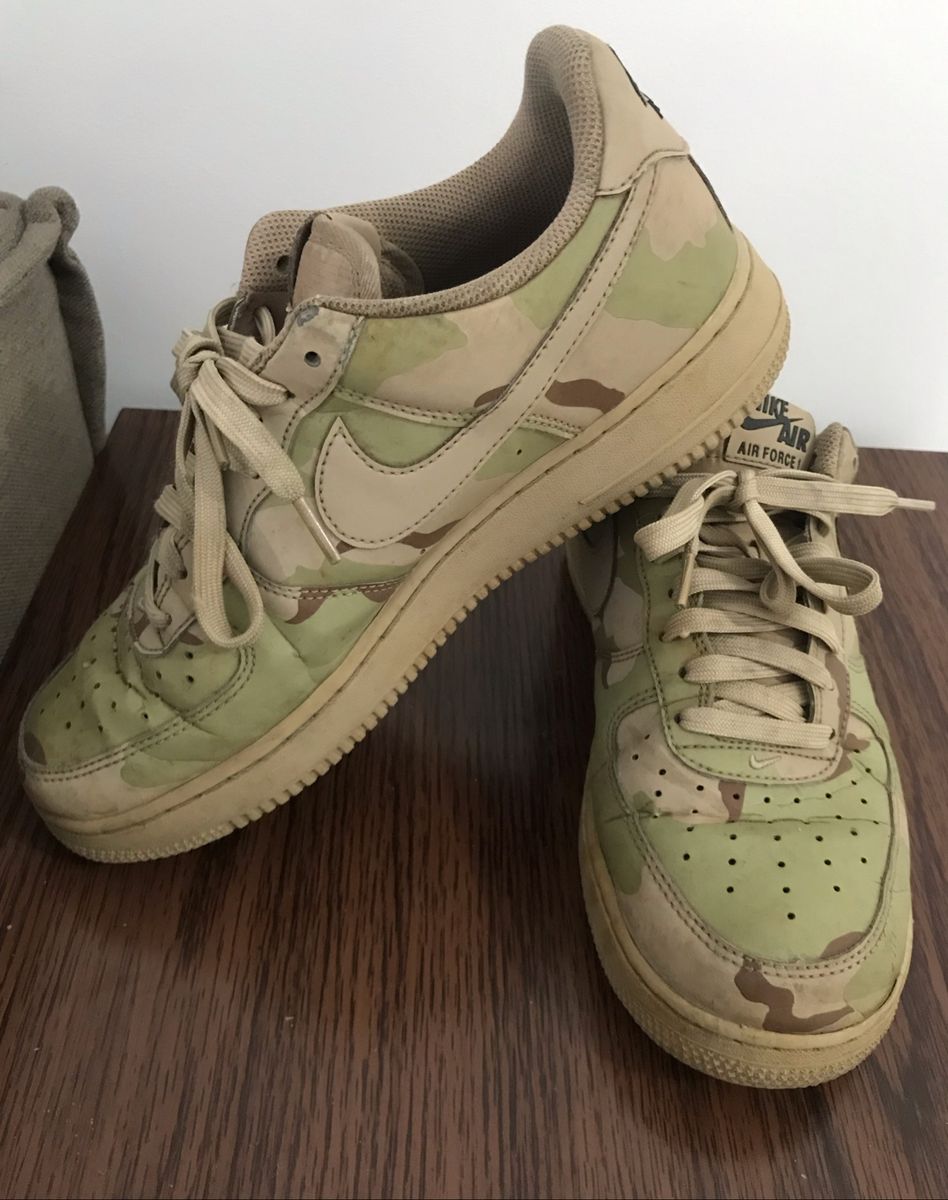 tenis camuflado masculino