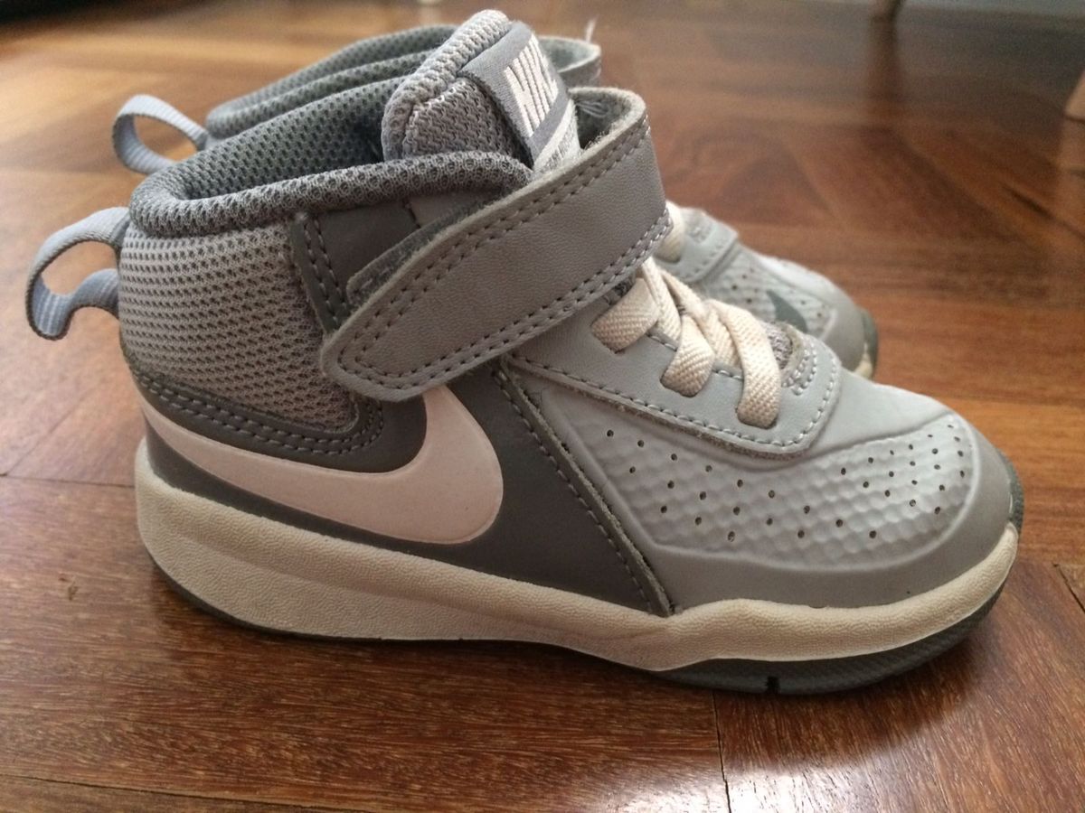 nike cano alto infantil