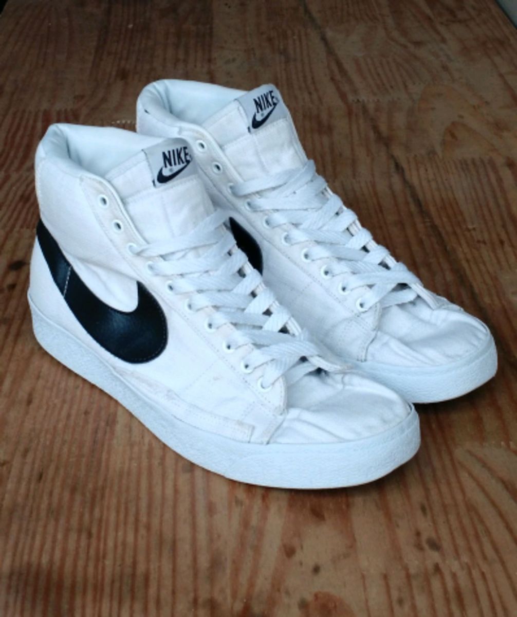nike branco cano alto masculino