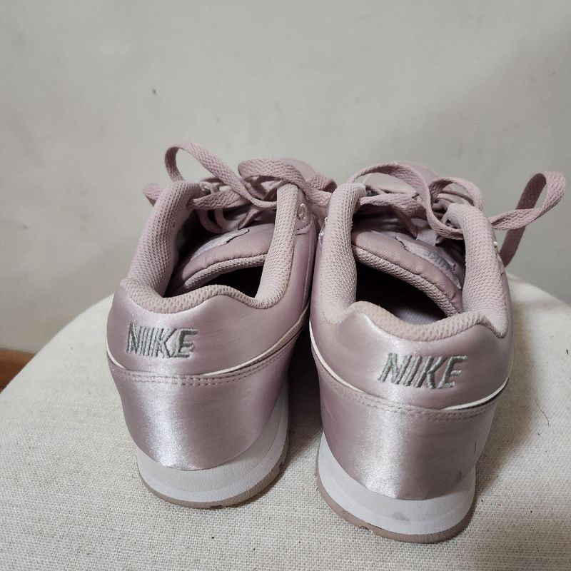 Sneakers Tenis Nike Rosa Cetim Tênis Nike Md Runner Rosa Cetim